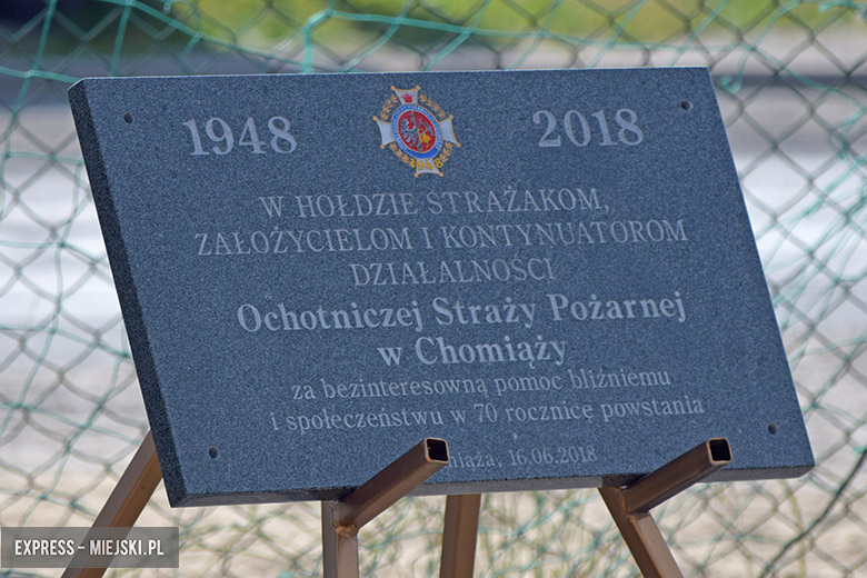 70-lecie Ochotniczej Straży Pożarnej w Chomiąży