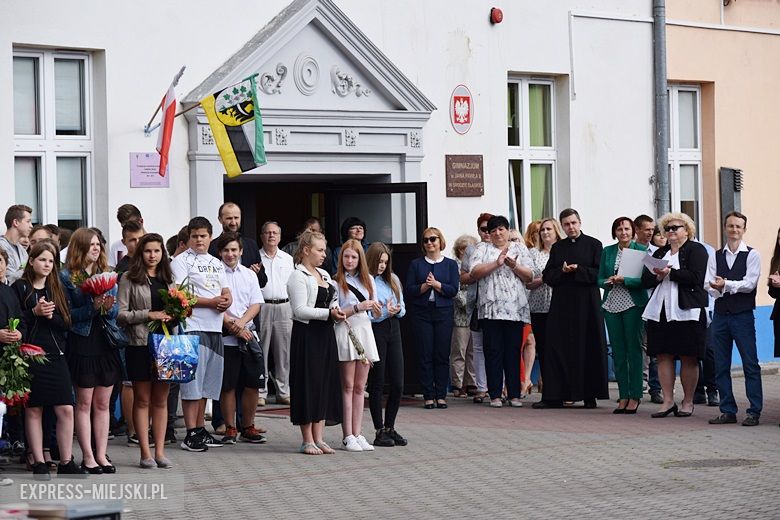 Zakończenie roku szkolnego w średzkim gimnazjum