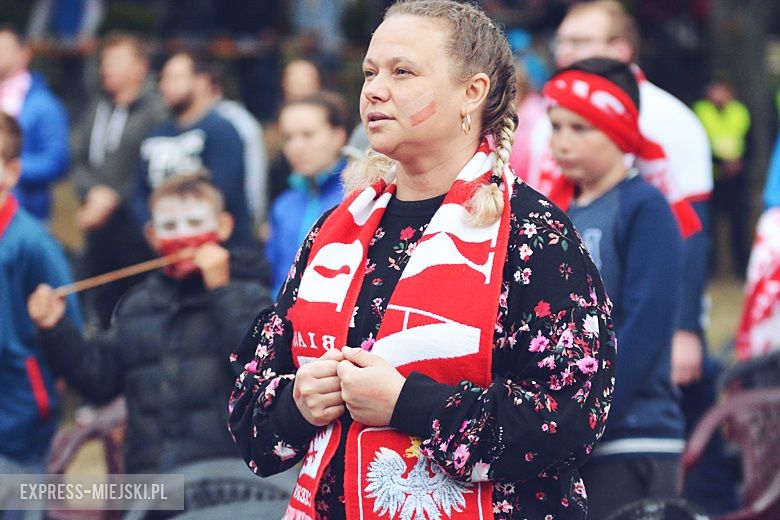 Strefa kibica w Środzie Śląskiej. Mecz Polska-Kolumbia