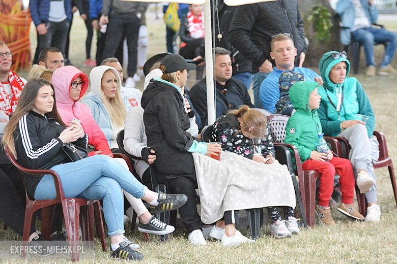 Strefa kibica w Środzie Śląskiej. Mecz Polska-Kolumbia
