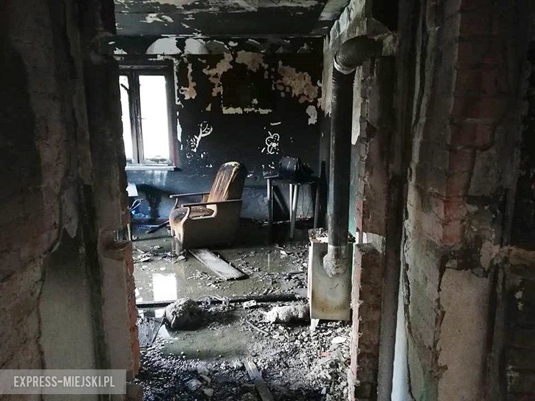 Pożar w budynku mieszkalnym w Malczycach
