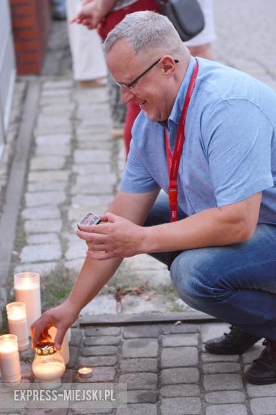 Demonstracja pod sądem w Środzie Śląskiej