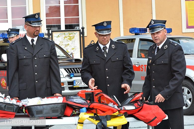 Przekazanie sprzętu dla strażaków OSP