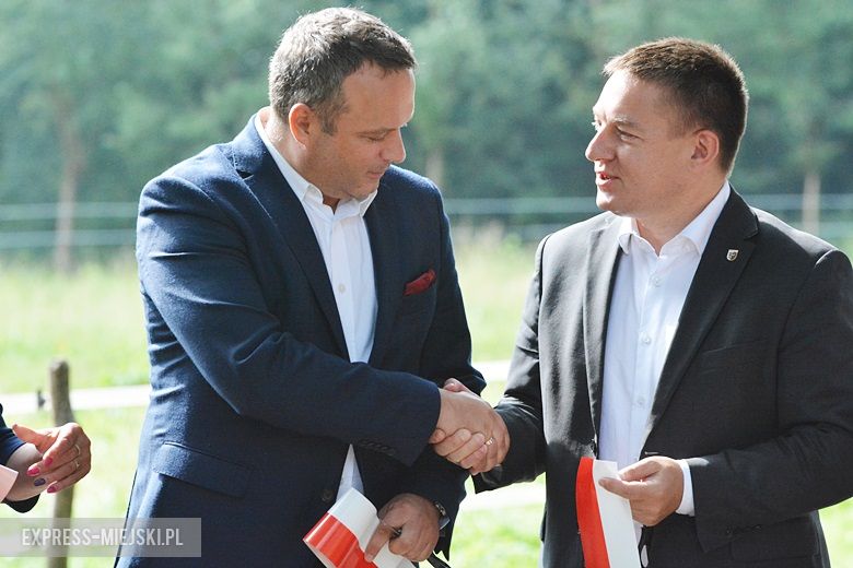 Oficjalne otwarcie nowych ścieżek rowerowych- Ciechów