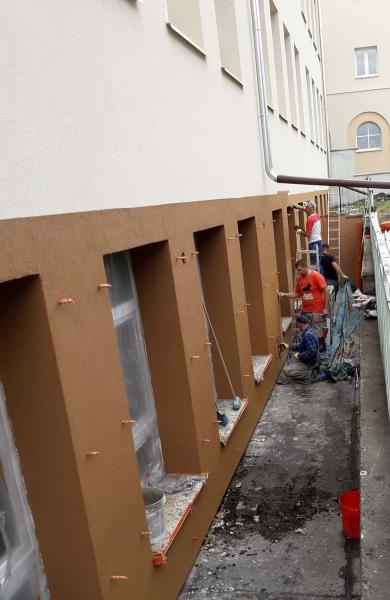 Prace nad termomodernizacją budynków