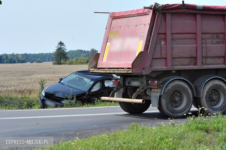 Wypadek na skrzyżowaniu w pobliżu Ramułtowic