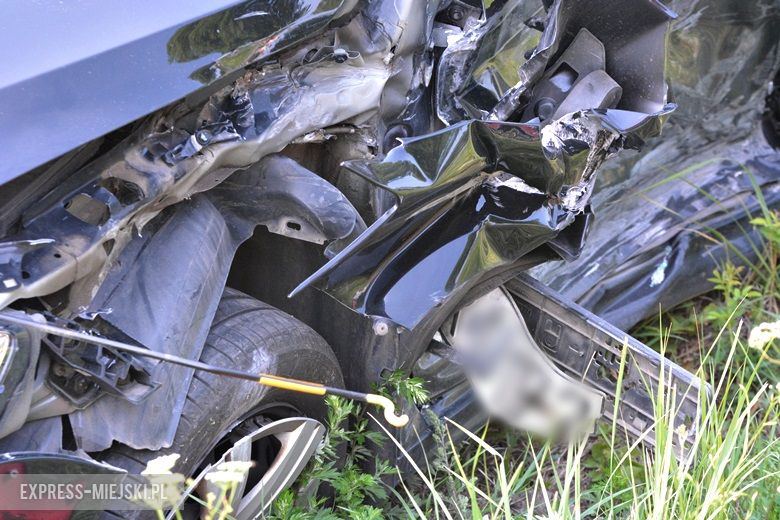 Wypadek na skrzyżowaniu w pobliżu Ramułtowic