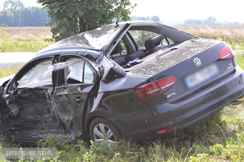 Wypadek na skrzyżowaniu w pobliżu Ramułtowic