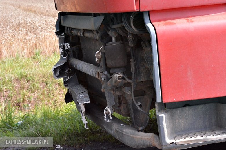 Wypadek na skrzyżowaniu w pobliżu Ramułtowic