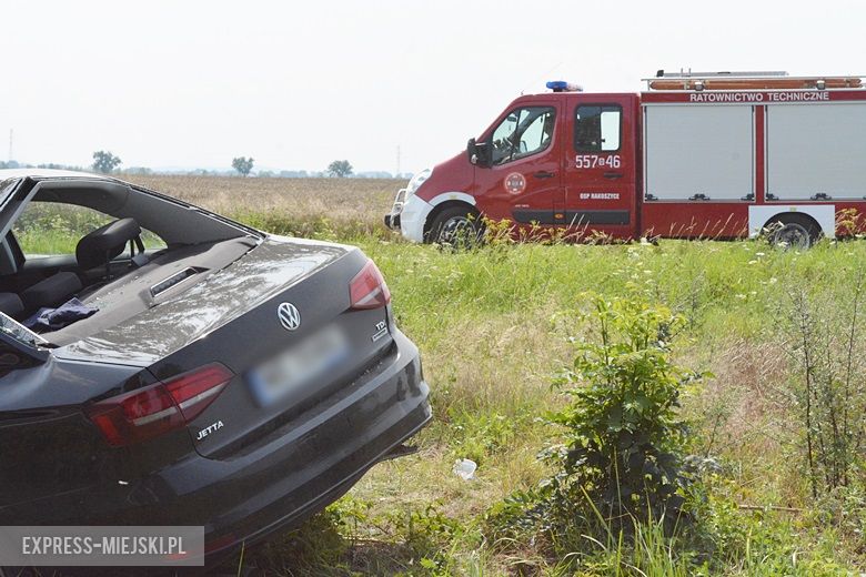 Wypadek na skrzyżowaniu w pobliżu Ramułtowic