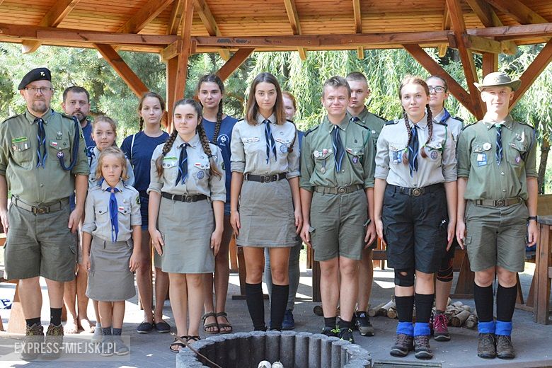 Spotkanie harcerzy w Miękini