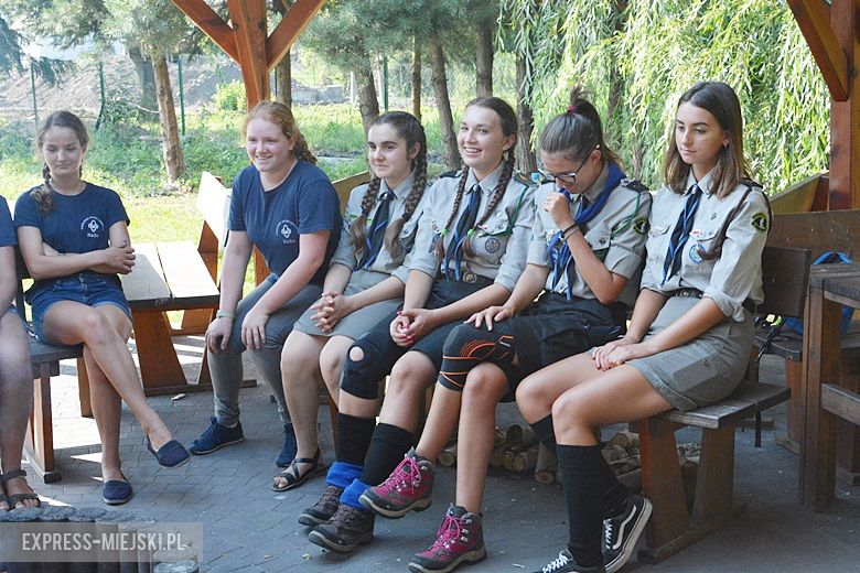 Spotkanie harcerzy w Miękini