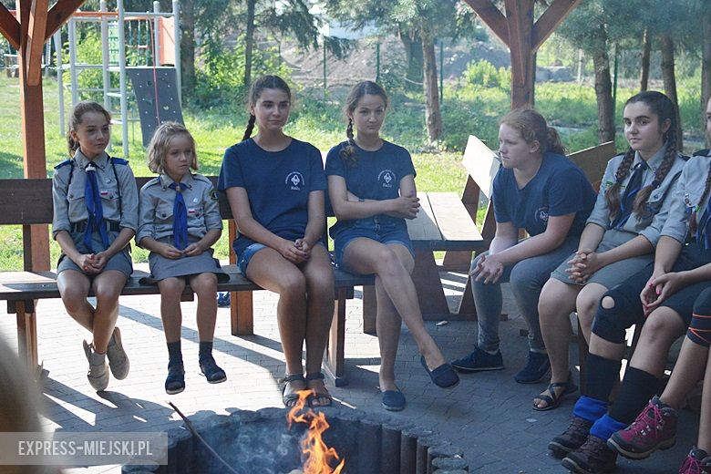 Spotkanie harcerzy w Miękini