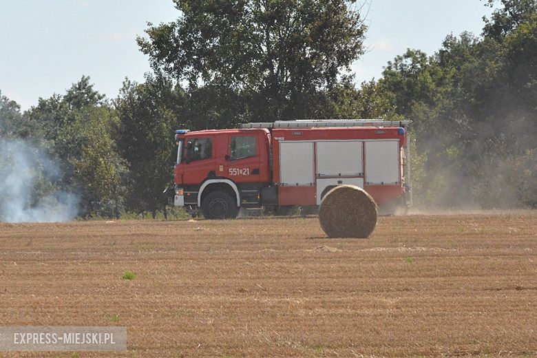 Pożar pola koło Chwalimierza