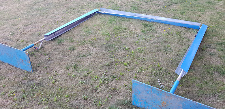 Uszkodzona kurtyna wodna