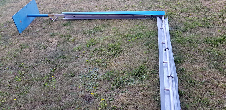 Uszkodzona kurtyna wodna