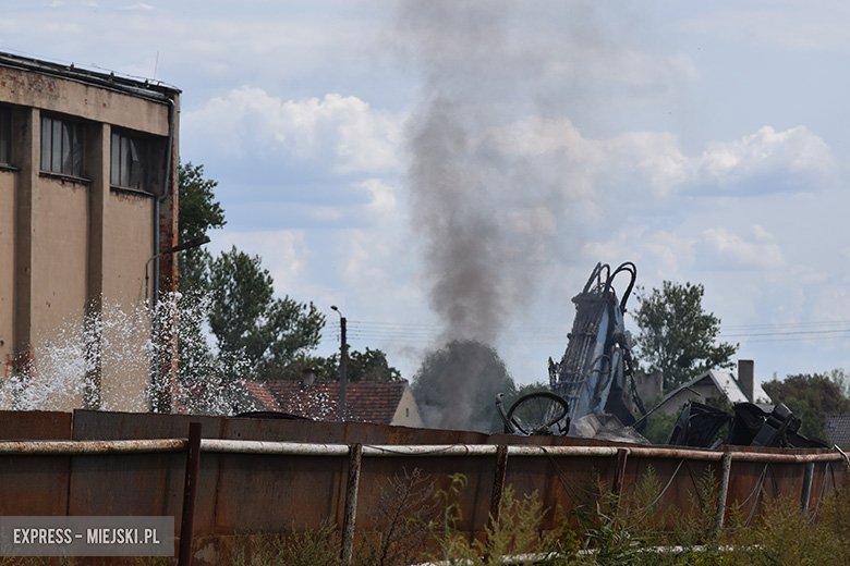 Wybuch na terenie złomowiska w Malczycach