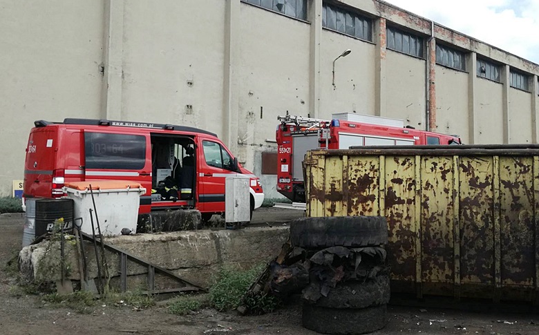 Wybuch na terenie złomowiska w Malczycach
