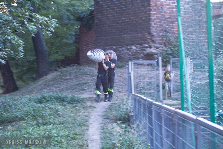 "Lodowy rożek" na murach miejskich