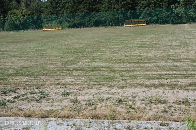 Boisko w Ciechowie - stan na 22 sierpnia 2018 rok