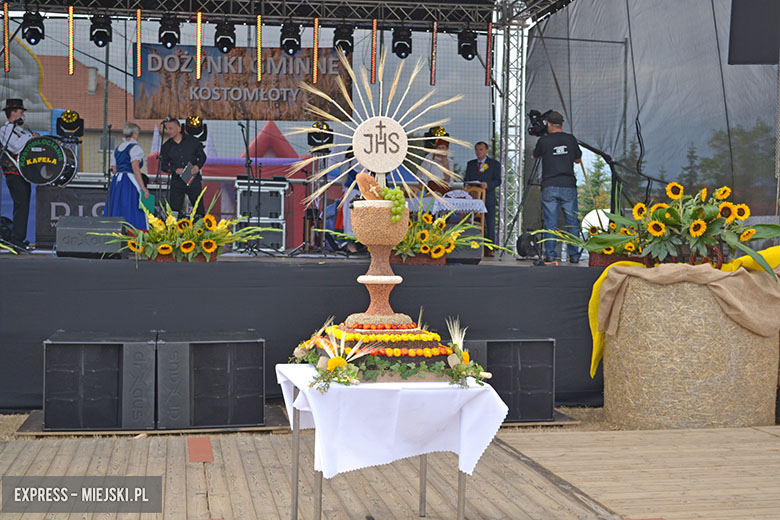 Uroczyste obchody gminny dożynek w Kostomłotach