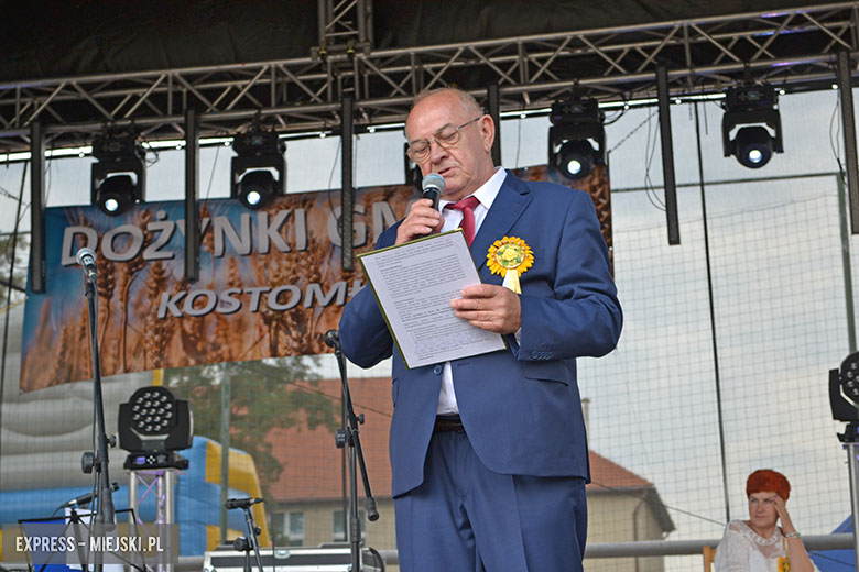 Uroczyste obchody gminny dożynek w Kostomłotach
