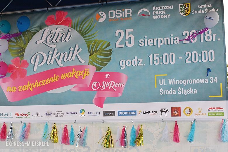 Letni Piknik na zakończenie wakacji w Środzie Śląskiej