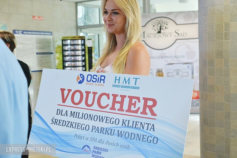 Dziś Średzki Park Wodny odwiedził milionowy klient