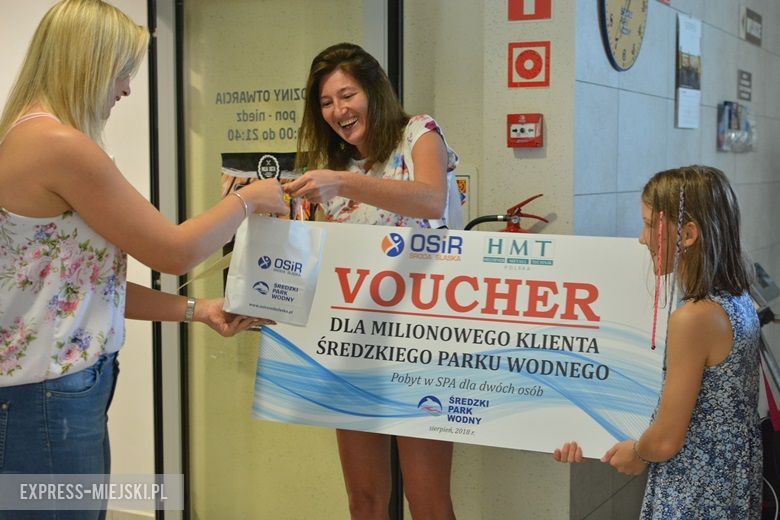 Dziś Średzki Park Wodny odwiedził milionowy klient