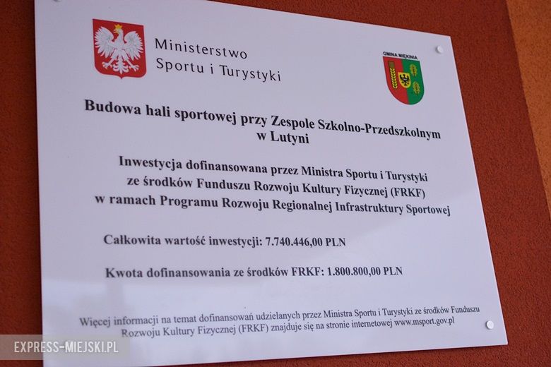 Nowe szkoła w Lutyni jest gotowa na przyjęcie nowych uczniów