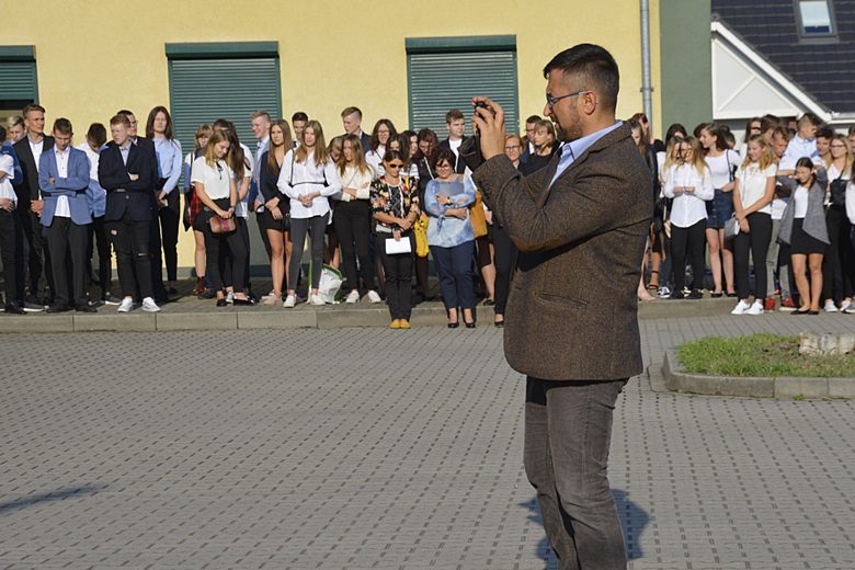 Rozpoczęcie roku szkolnego w PZSP nr 1 w Środzie Śląskiej