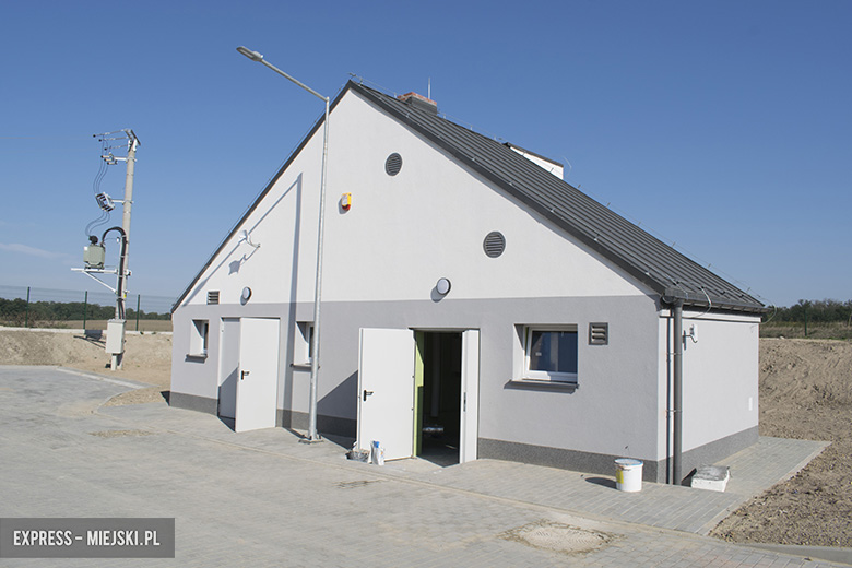 Nowo wybudowana oczyszczalnia w Malczycach