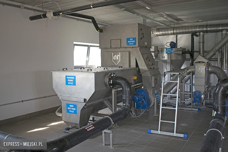 Nowo wybudowana oczyszczalnia w Malczycach