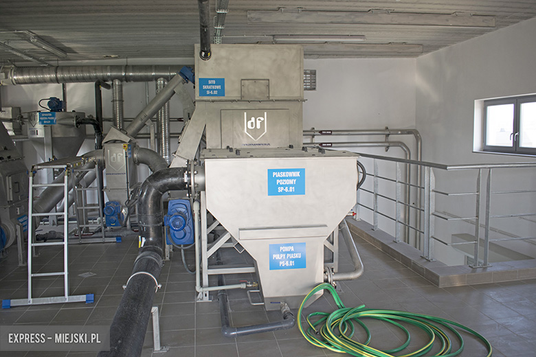 Nowo wybudowana oczyszczalnia w Malczycach