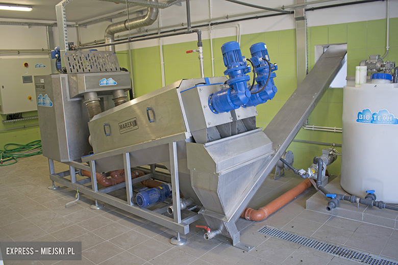 Nowo wybudowana oczyszczalnia w Malczycach