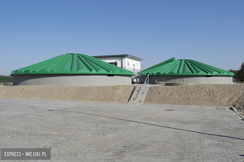 Nowo wybudowana oczyszczalnia w Malczycach