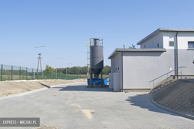 Nowo wybudowana oczyszczalnia w Malczycach