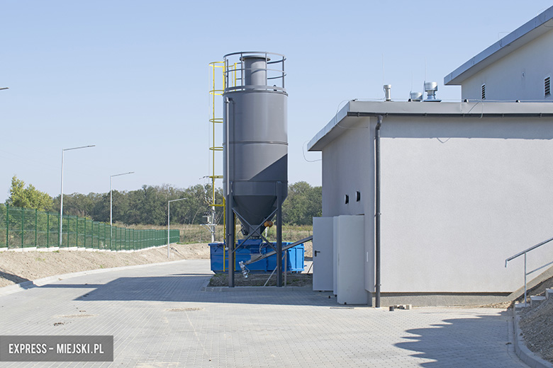 Nowo wybudowana oczyszczalnia w Malczycach