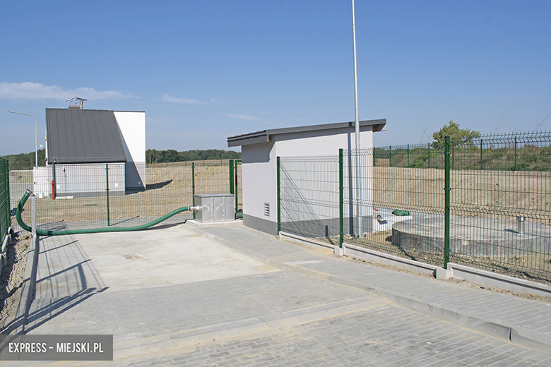 Nowo wybudowana oczyszczalnia w Malczycach