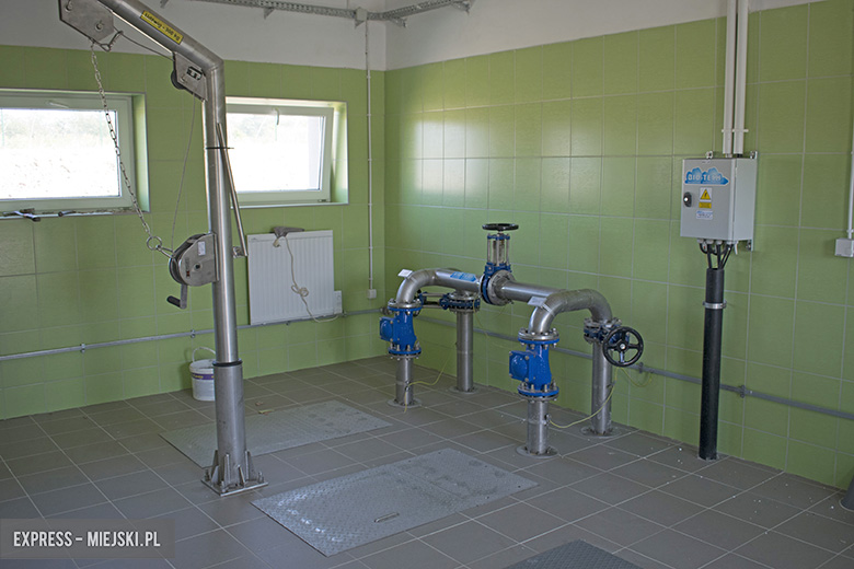 Nowo wybudowana oczyszczalnia w Malczycach