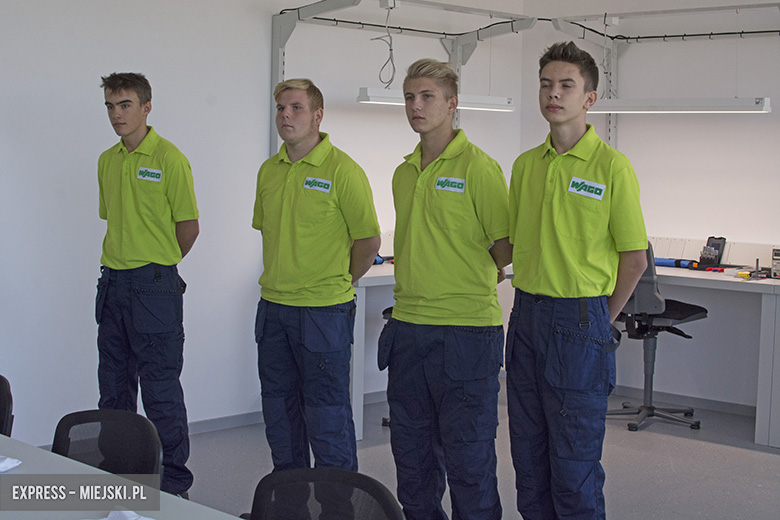 Pierwszy dzień praktyk w WAGO