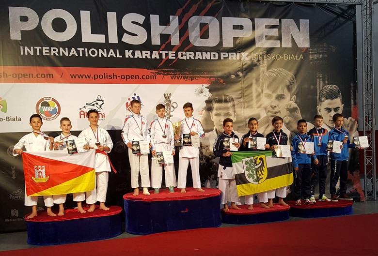 Średzcy karatecy wzięli udział w turnieju w Bielsku Białej