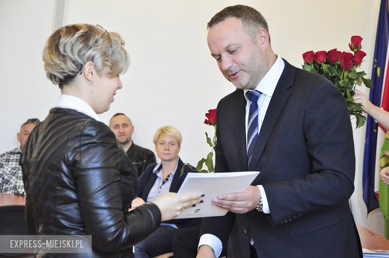 Wręczenie stypendiów w starostwie powiatowym