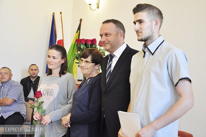 Wręczenie stypendiów w starostwie powiatowym