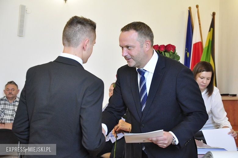 Wręczenie stypendiów w starostwie powiatowym