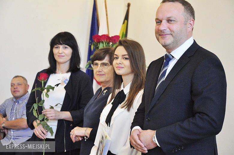 Wręczenie stypendiów w starostwie powiatowym