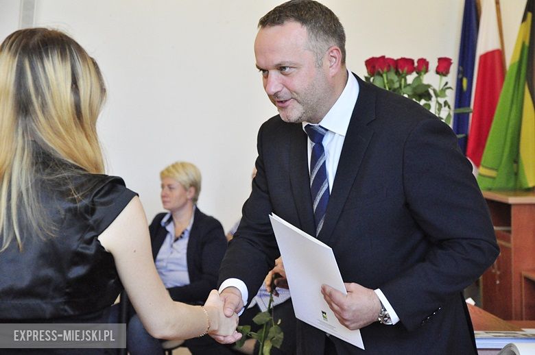 Wręczenie stypendiów w starostwie powiatowym