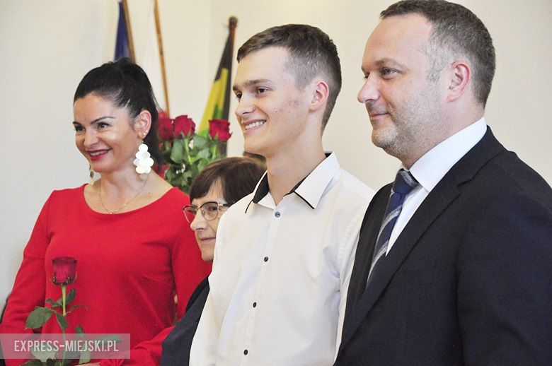 Wręczenie stypendiów w starostwie powiatowym