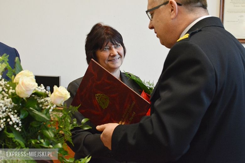 Wręczenie podziękowań wójtom i skarbnikowi