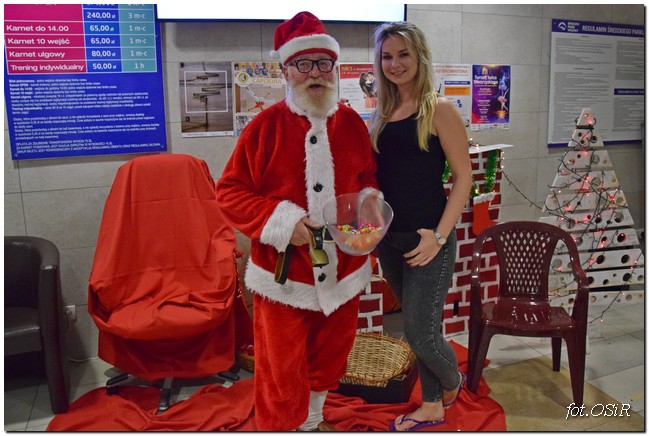 Mikołajki na basenie